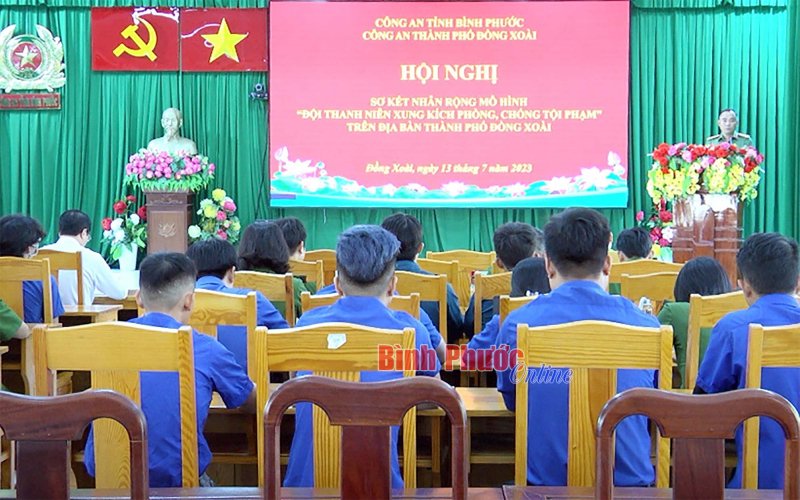 Nhân rộng mô hình đội thanh niên xung kích phòng chống tội phạm