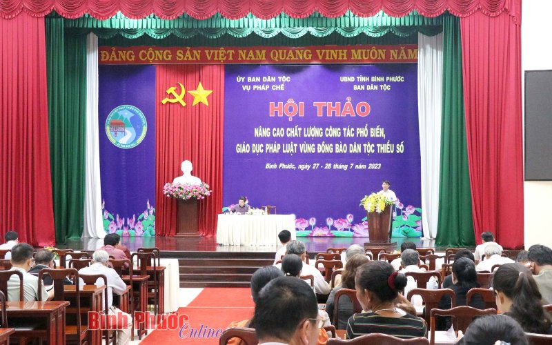 Nhiều ý kiến tâm huyết tại hội thảo tuyên truyền giáo dục pháp luật