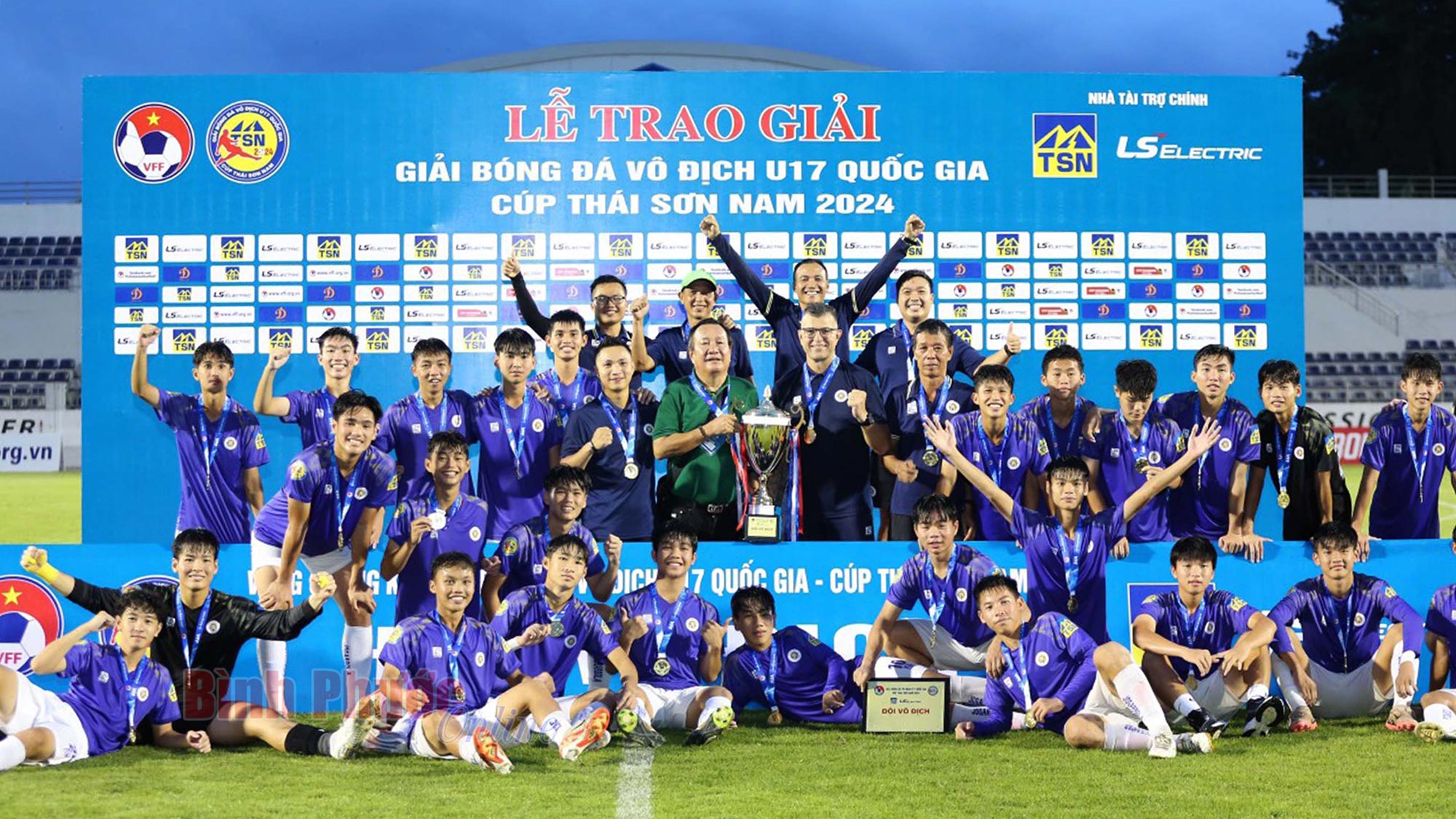 Câu lạc bộ Hà Nội vô địch Giải U17 quốc gia 2024