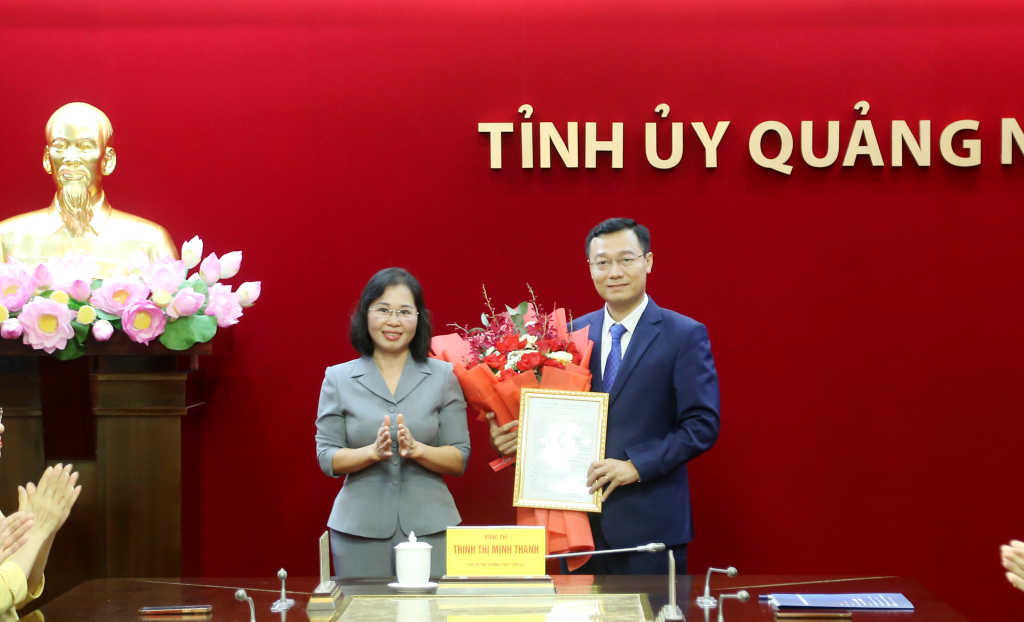 Đồng chí Nguyễn Thế Lãm giữ chức vụ Giám đốc, Tổng Biên tập Trung tâm Truyền thông tỉnh Quảng Ninh