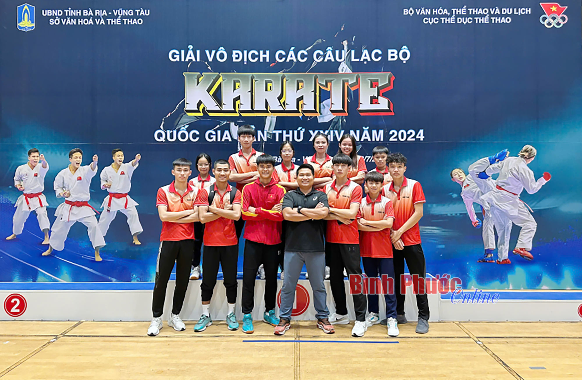 Karate Bình Phước giành 2 huy chương vàng 