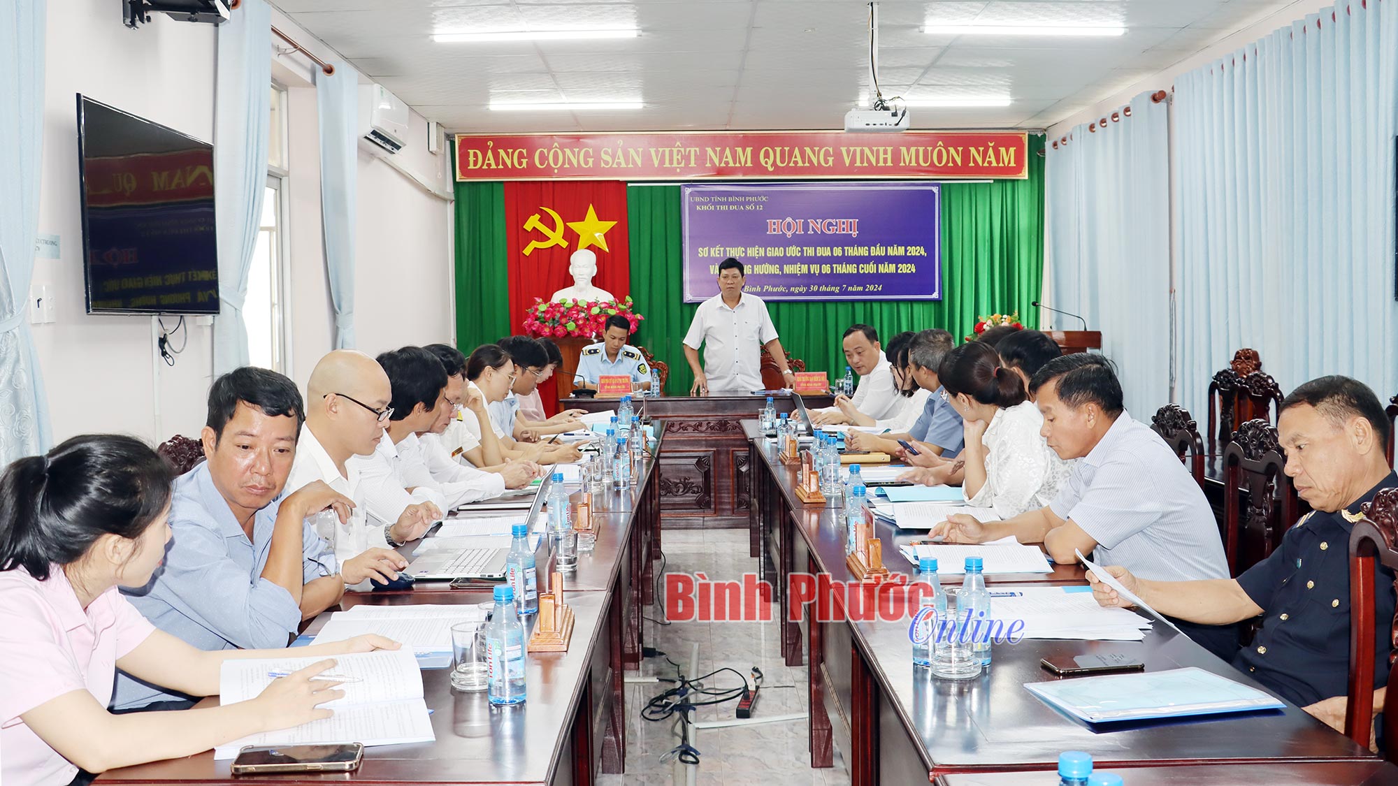 Khối thi đua số 12 sơ kết giao ước thi đua 6 tháng đầu năm 