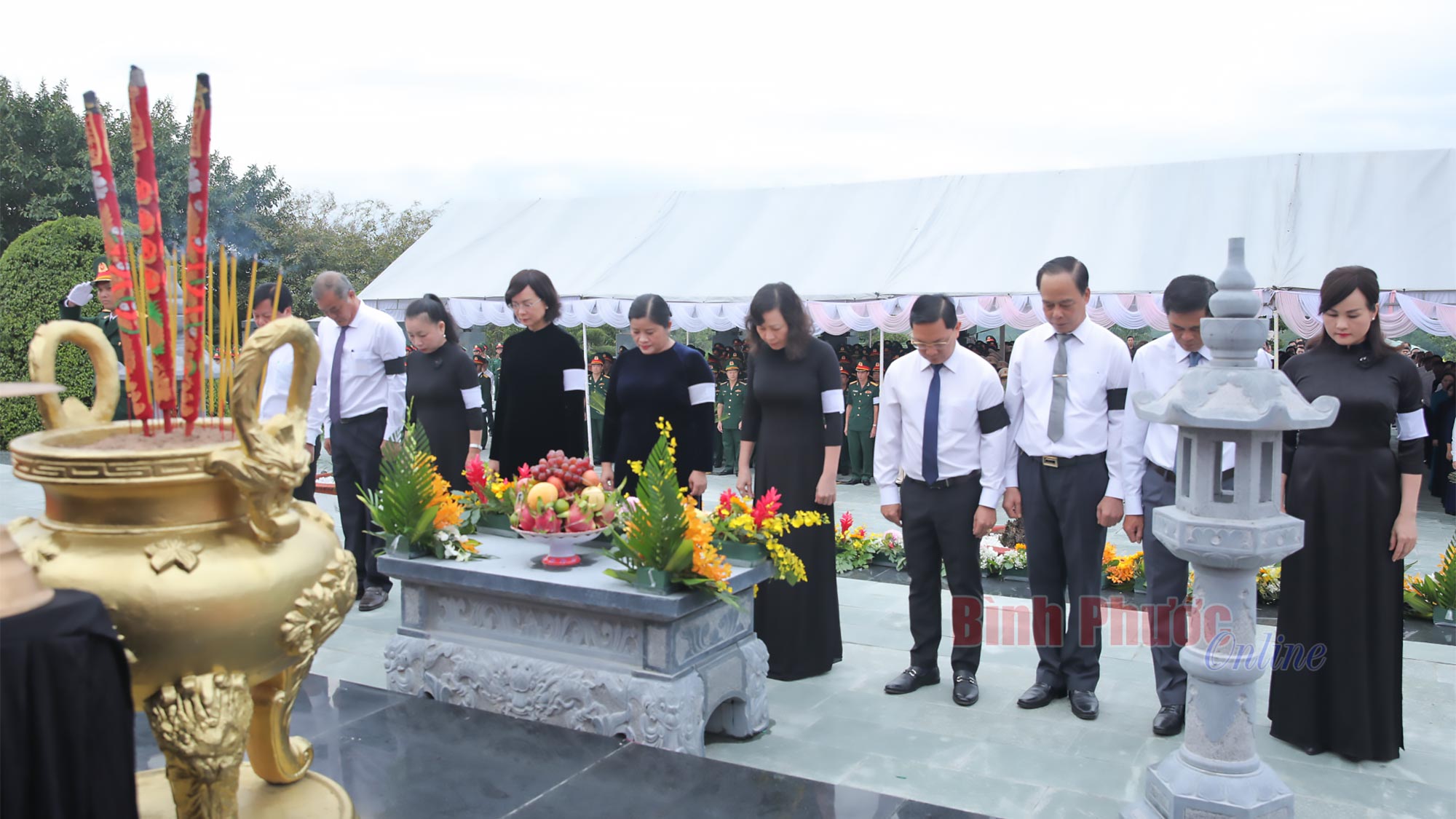 Lễ viếng, truy điệu, an táng 106 hài cốt liệt sĩ tại Nghĩa trang liệt sĩ tỉnh