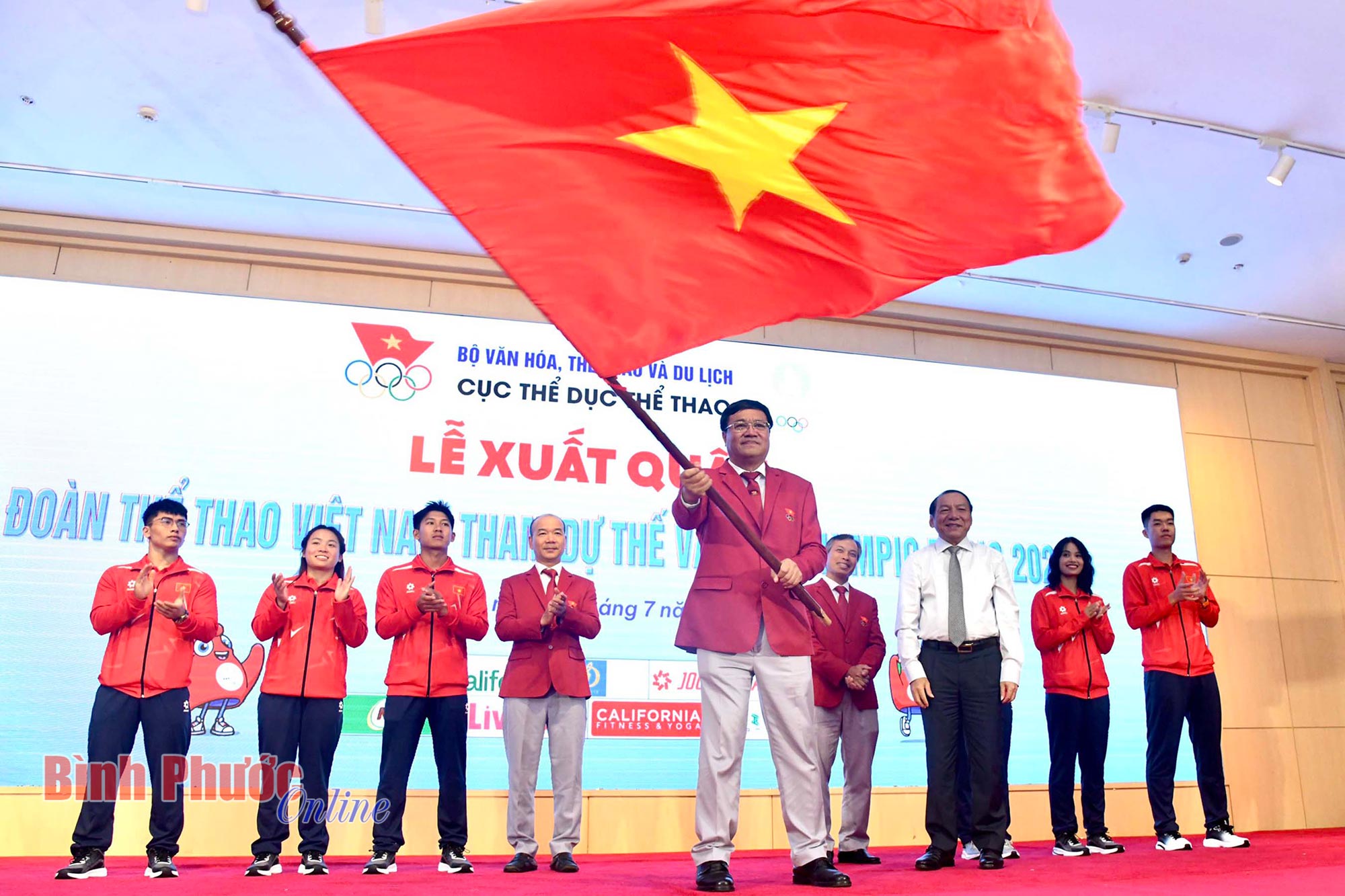 Lễ xuất quân Đoàn thể thao Việt Nam tham dự Olympic Paris 2024