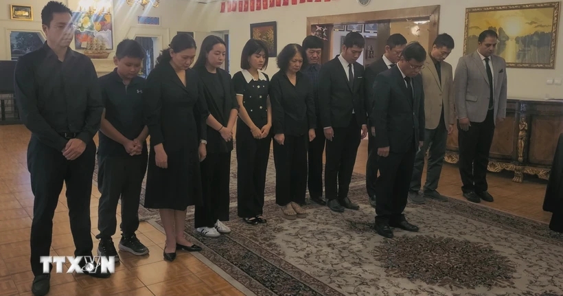 Tổ chức trọng thể lễ viếng Tổng Bí thư Nguyễn Phú Trọng tại Iran