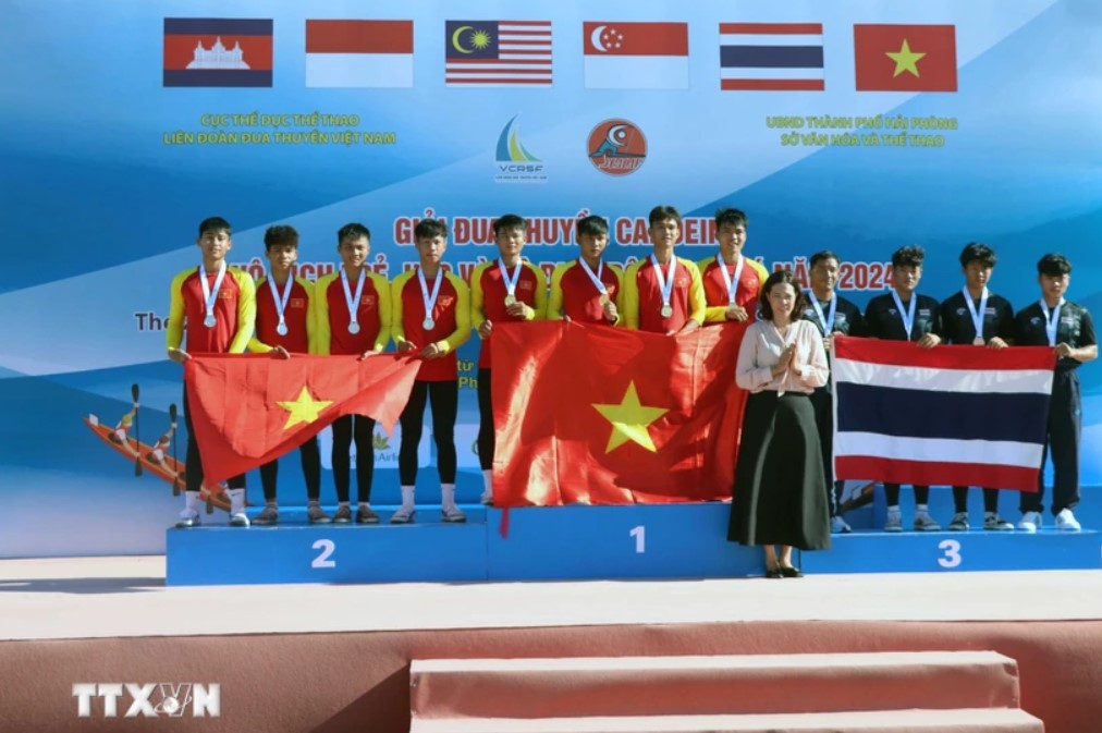 Việt Nam về Nhất toàn đoàn tại Giải Đua thuyền Rowing, Canoeing Đông Nam Á