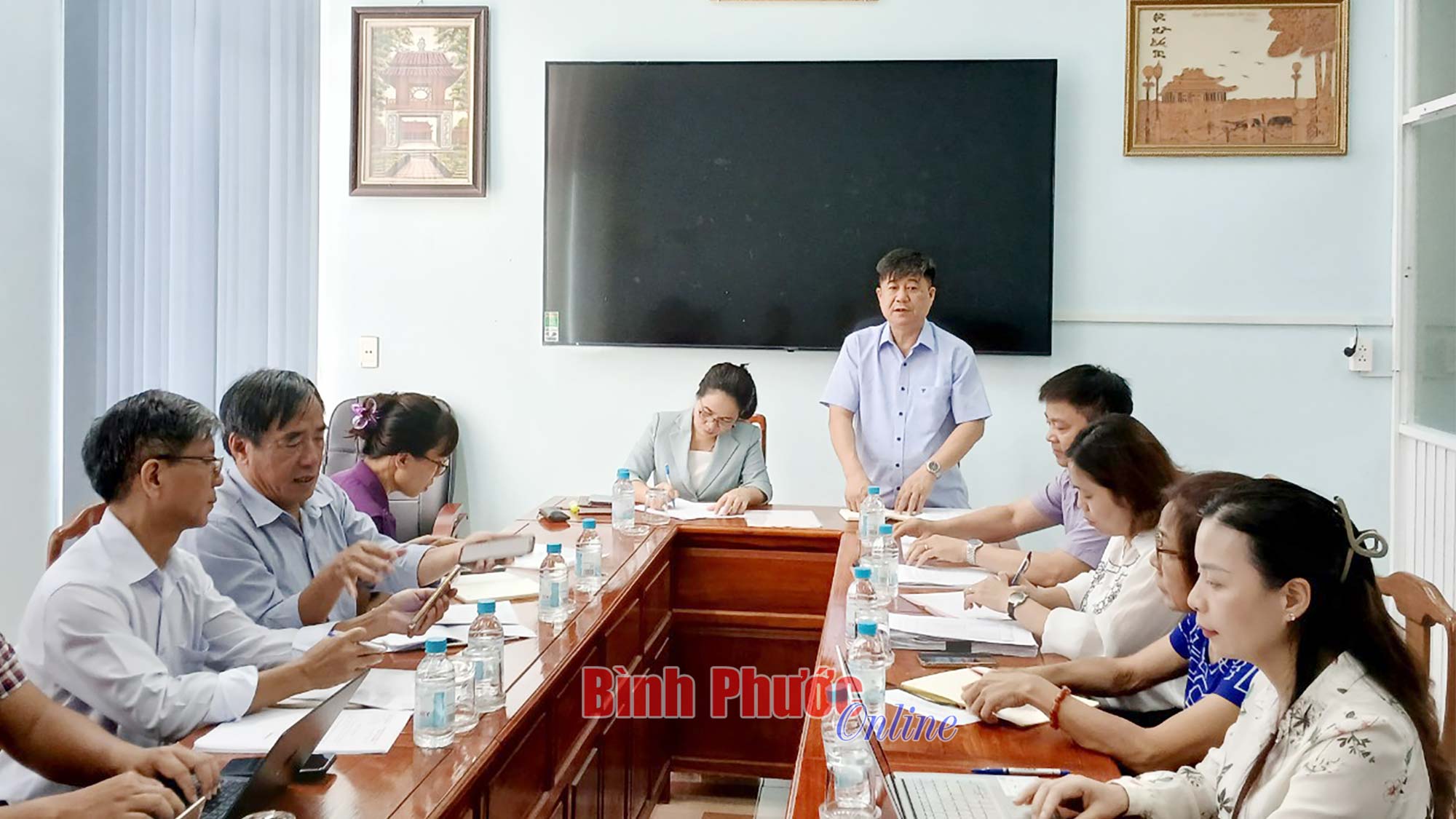 Vụ Sức khỏe bà mẹ - trẻ em làm việc với Sở Y tế Bình Phước