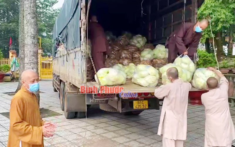 12 tấn rau, củ, quả gửi tặng vùng dịch Bình Dương 