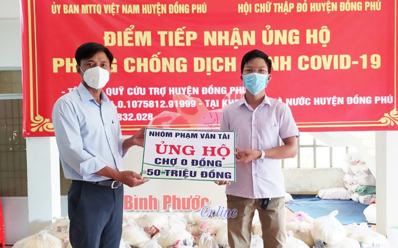 75 triệu đồng hỗ trợ người khó khăn huyện Đồng Phú  
