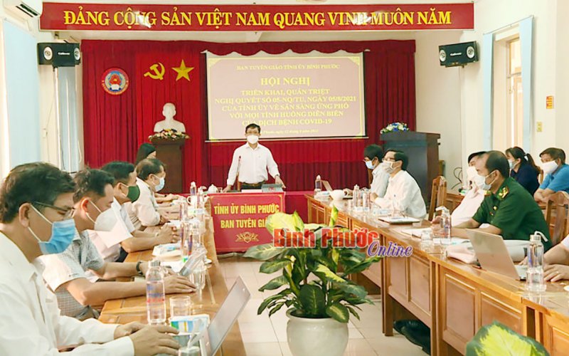 Ban Tuyên giáo Tỉnh ủy triển khai, quán triệt Nghị quyết 05-NQ/TU 