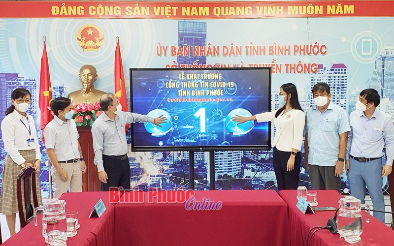 Bình Phước khai trương Cổng thông tin Covid-19 và Tổng đài 1022 tiếp nhận thông tin phòng, chống dịch 
