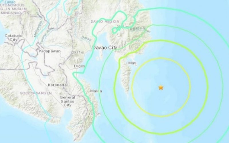 Cảnh báo sóng thần sau động đất có độ lớn 7,2 ở Philippines