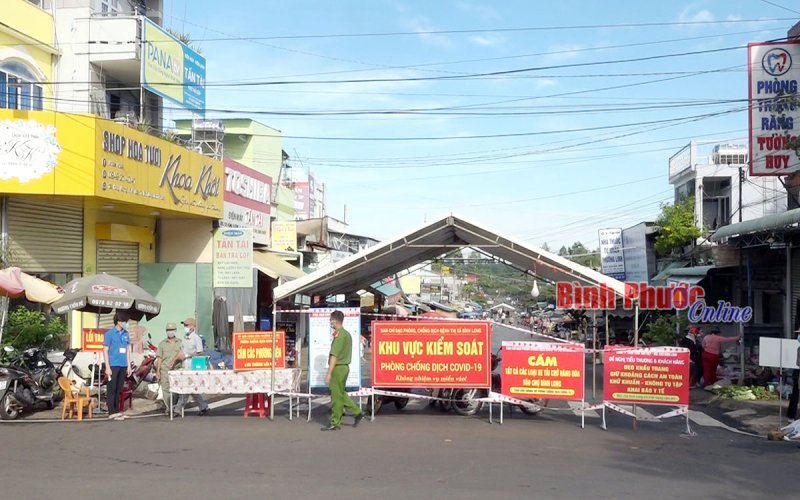 Chợ Bình Long đã hoạt động trở lại