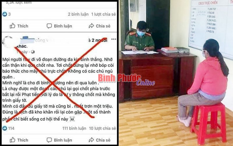 Đăng tải bài viết sai sự thật trên Facebook bị xử phạt 7,5 triệu đồng