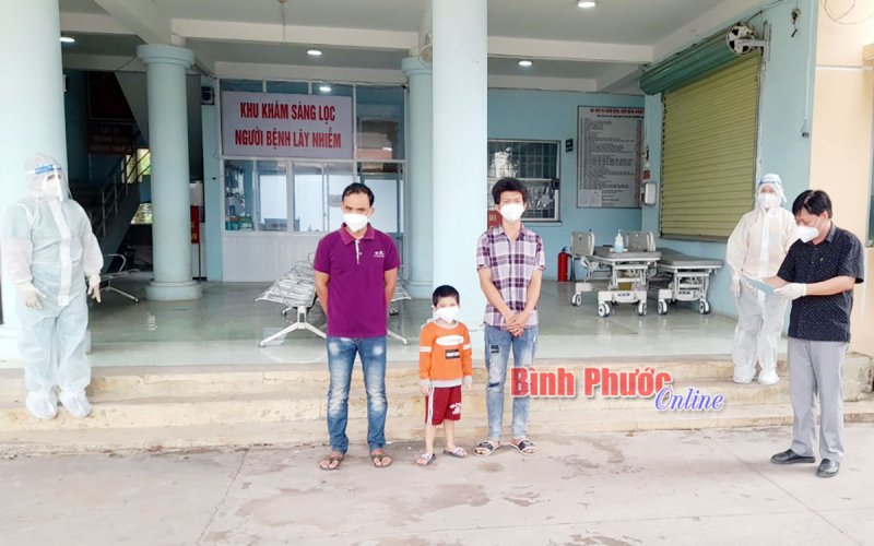 Đồng Phú: 3 bệnh nhân Covid-19 được xuất viện