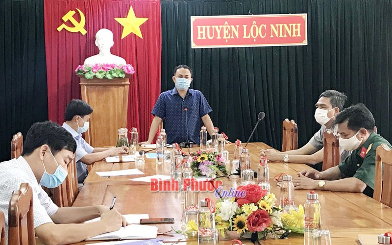 Lộc Ninh tiếp tục kéo dài thời gian giãn cách xã hội đến 6 giờ ngày 7-9