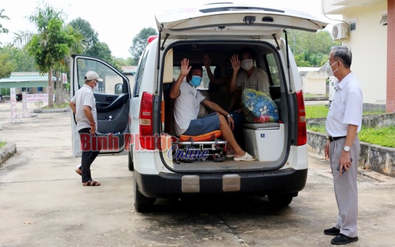 Thêm 8 trường hợp F0 ở Bình Long, Hớn Quản được điều trị khỏi bệnh