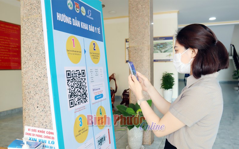 Thực hiện triệt để việc quét mã QR đáp ứng nhanh công tác truy vết phòng chống dịch
