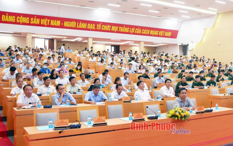 Bình Phước: Hội nghị tuyên truyền công tác biên giới đất liền Việt Nam - Campuchia 