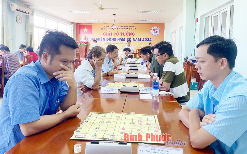 Bình Phước: Khai mạc giải cờ tướng cụm miền Đông Nam Bộ năm 2022