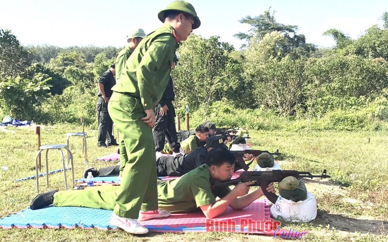 Bình Phước: Lực lượng cảnh sát cơ động Công an tỉnh tăng cường huấn luyện