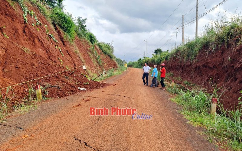 Bình Phước: Sạt lở đất ở xã Thống Nhất, hàng trăm hộ dân bị ảnh hưởng