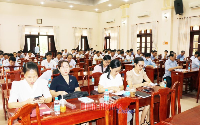 Bình Phước: Tập huấn chuyên sâu về xử lý vi phạm hành chính năm 2022