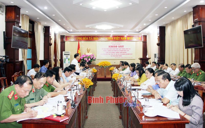 Các cơ quan tư pháp Bình Phước phấn đấu hoàn thành chỉ tiêu đề ra