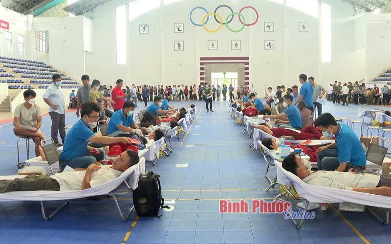 Chơn Thành: Nhân dân hiến 384 đơn vị máu