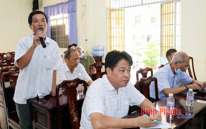 Cử tri phường An Lộc kiến nghị đầu tư hạ tầng lưới điện hạ thế