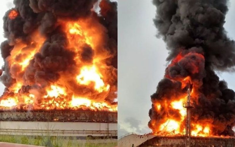 Cuba: Gần 50 người bị thương trong vụ sét đánh gây cháy kho dầu