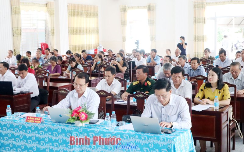 Đại biểu HĐND tỉnh tiếp xúc cử tri TP. Đồng Xoài