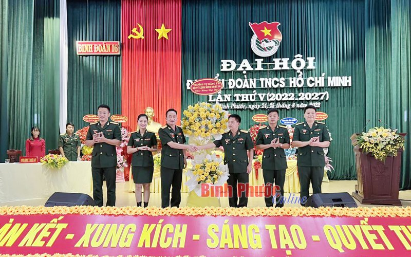 Đại hội đại biểu Đoàn TNCS Hồ Chí Minh Binh đoàn 16