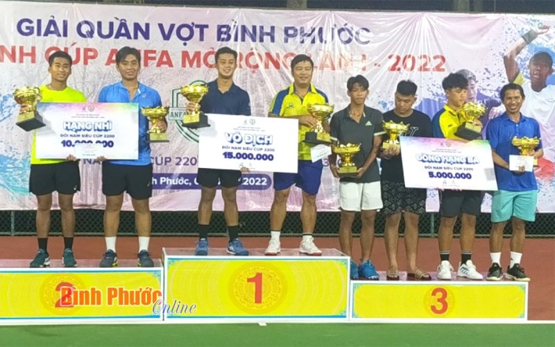 Giải quần vợt Bình Phước tranh cúp Anfa mở rộng lần thứ I năm 2022