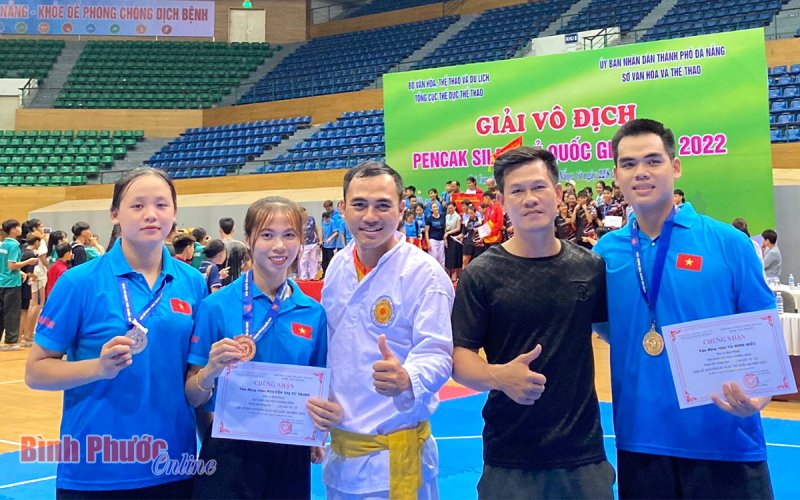 Giải vô địch pencak silat trẻ quốc gia 2022: Bình Phước đoạt 3 huy chương các loại