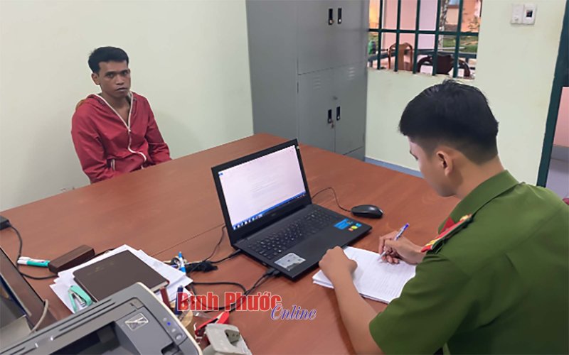 Hớn Quản: Tạm giữ hình sự đối tượng tàng trữ trái phép chất ma túy