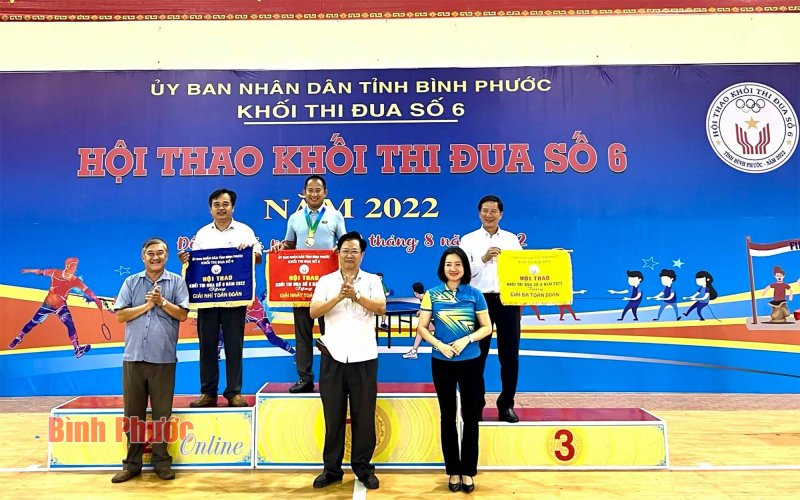 Sở VH-TT&DL nhất toàn đoàn hội thao Khối thi đua số 6