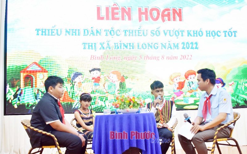 Thiếu nhi DTTS Bình Long vượt khó, học giỏi