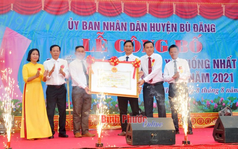 Thống Nhất đạt chuẩn xã nông thôn mới