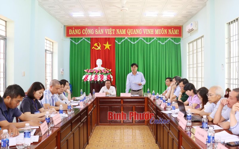 Ban Pháp chế HĐND tỉnh giám sát tại huyện Bù Đốp
