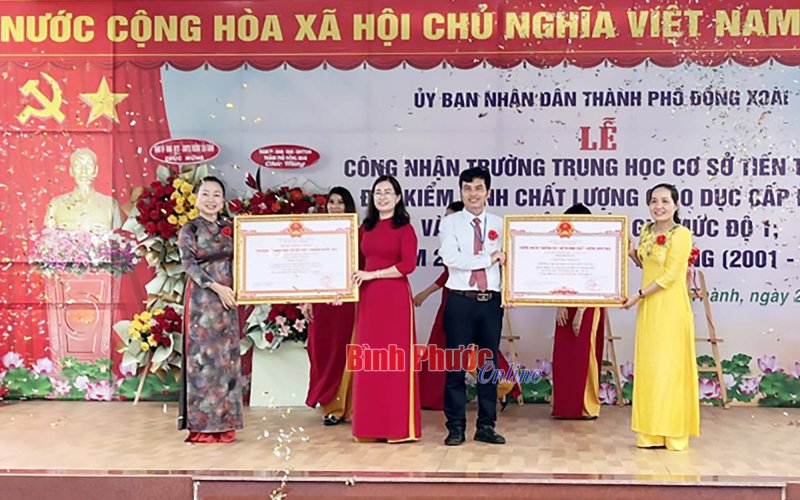 Bình Phước có 140 trường học đạt chuẩn quốc gia