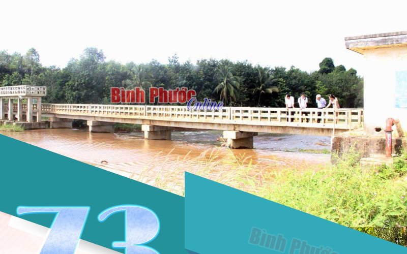 Bình Phước có 73 công trình thủy lợi vừa và nhỏ