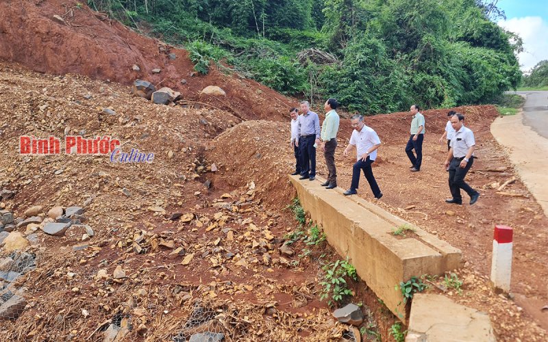 Bình Phước: Kiểm tra công tác phòng, chống thiên tai