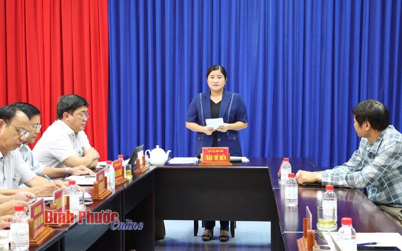 Chủ tịch UBND tỉnh Trần Tuệ Hiền tiếp công dân định kỳ