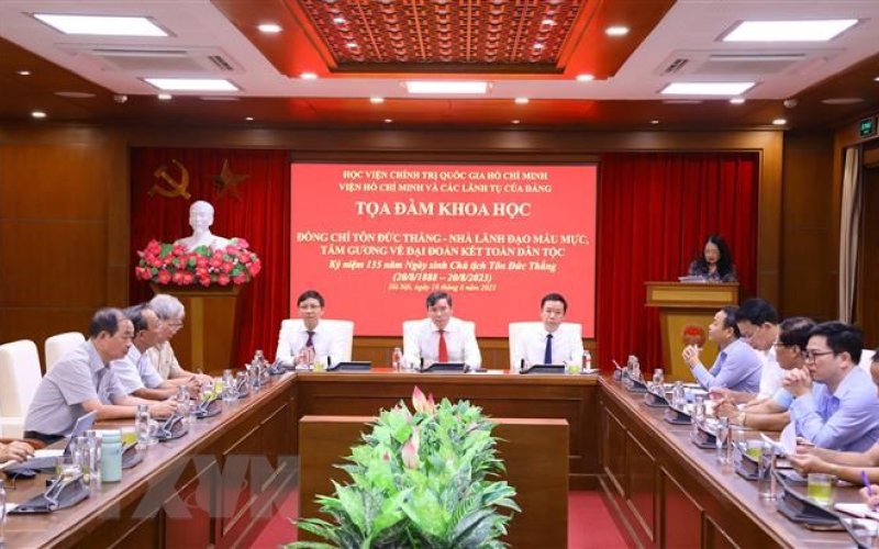 Chủ tịch Tôn Đức Thắng: Tấm gương về đại đoàn kết toàn dân tộc