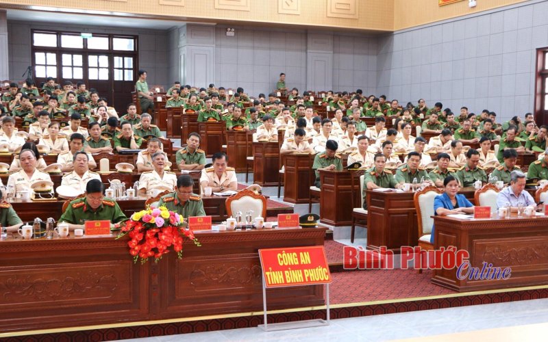 Công an tỉnh Bình Phước kiện toàn bộ máy bên trong tinh, gọn, mạnh