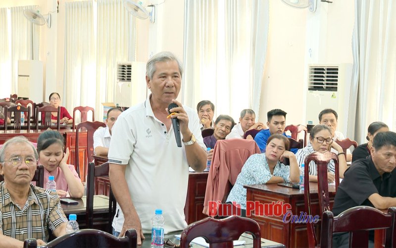 Cử tri phường Hưng Long kiến nghị nhiều vấn đề an sinh xã hội