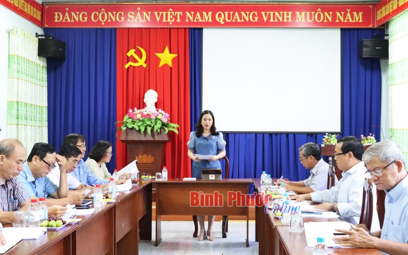 Đoàn đại biểu Quốc hội tỉnh khảo sát tại Sở Tài nguyên và Môi trường