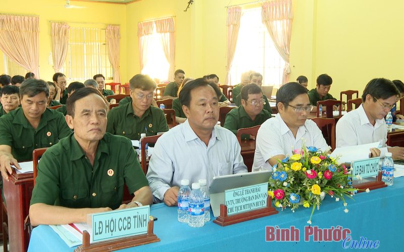 Hội Cựu chiến binh huyện Bù Đăng tổng kết 20 năm thực hiện Nghị quyết số 09 của Bộ Chính trị