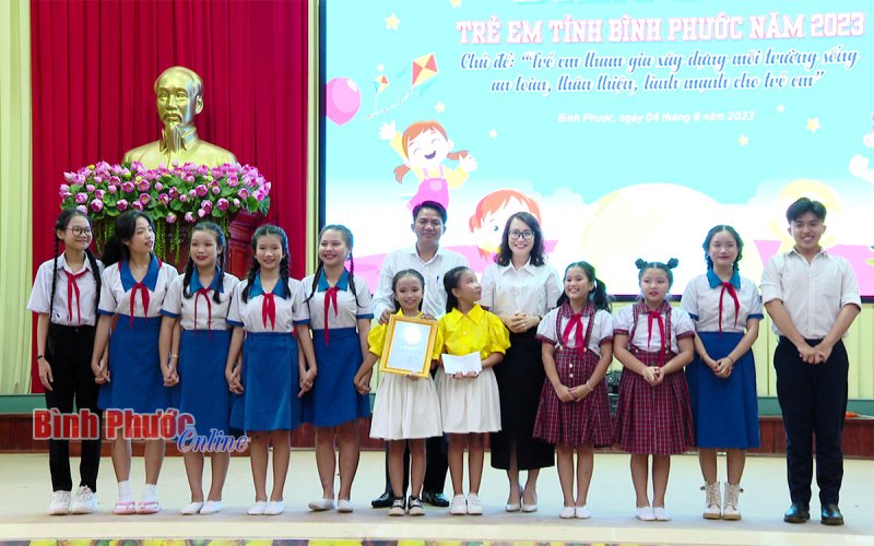 Hơn 60 ý kiến của trẻ em tại “Diễn đàn trẻ em” tỉnh Bình Phước năm 2023